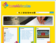 Tablet Screenshot of investiciencias.com